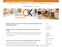 Tablet Screenshot of heilpraktiker-olaf-kramer.de
